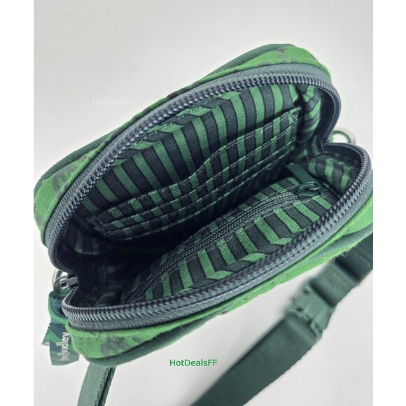 RARE! Vera Bradley Harry Potter RFID Small Convertible Crossbody Bag, Slytherin - Picture 11 of 14